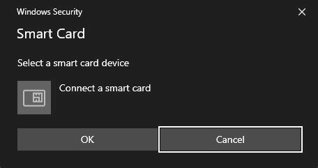 select a smart card device keeps popping up|smart card settings windows 11.